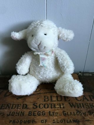 Vtg 90s 00s Soft Dreams Ivory Musical Wind Up Lullaby Lamb Plush Stuffed Animal