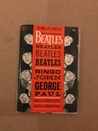 Beatles - Vintage 1964 - 20 Wallet Photos Booklet -