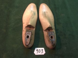 Vintage 1942 Pair Us Navy Size 8 D - M & T Industrial Shoe Factory Lasts 903