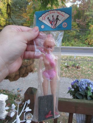 Vintage Gina Ann Modes Doll Hong Kong Barbie In Package Pink Bikini