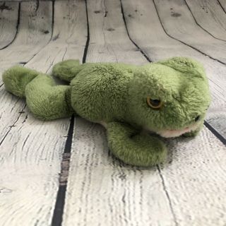 Vtg 1976 Dakin Frog Toad Plush Stuffed Animal Nut Filled Green 11” Toy