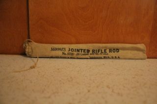 Vintage Marbles Jointed Rifle Rod No.  9728.  28 Caliber And Up,  30 Inch