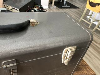 Vintage Craftsman Gray Metal Single Compartment Hand Tool Box 18” X 10” 3