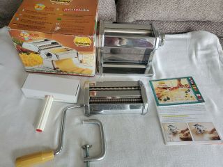 Vintage Marcato Atlas 150 Mm Deluxe Pasta Maker Made In Italy