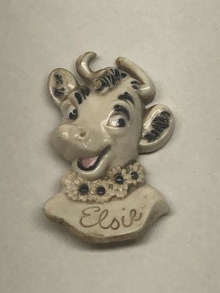 Rare Vintage Borden Dairy Elsie The Cow Pin