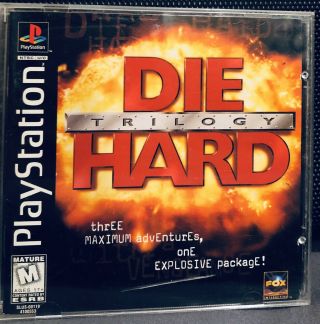 Die Hard Trilogy Sony Playstation Authentic Cib Ps1 Psx Game Vtg Fps Shooter Fun