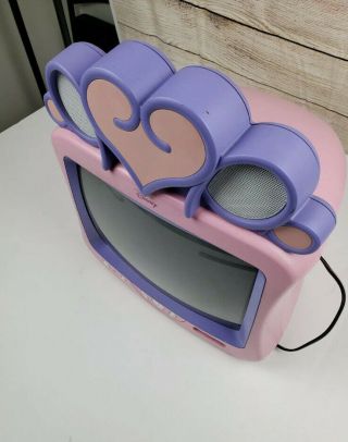 Vintage Disney Princess 13 " Color Tv Retro Gaming Dt1350p - U Crt