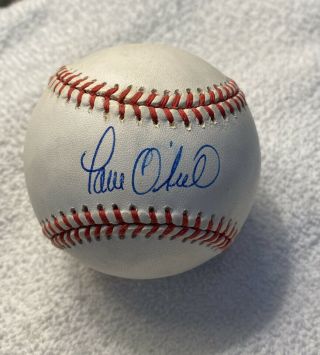 Paul O’neill Autographed Signed Vintage Oal Baseball Ny Yankees