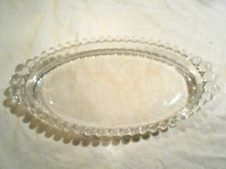 Vintage Imperial Candlewick Tray 9 " X 5 "