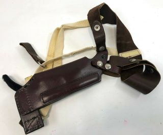 Vintage Custom Smith & Wesson Leather Shoulder Holster J Frame 4332 S&w