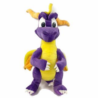 Vtg Spyro The Dragon Plush Stuffed Animal Large 20” Universal Play By Play 2001