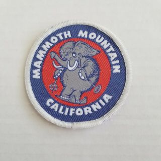 Vintage Mammoth Mountain California Ca Ski Resort Embroidered Patch