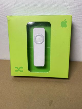 Apple Ipod Shuffle 1st Generation White (1 Gb) Vintage Collectible Complete
