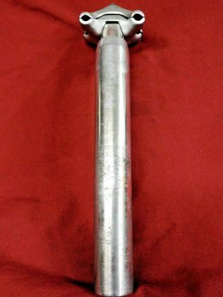 Vintage Mid 1990 ' s Campagnolo SP - 10RE Record 1 Bolt Seat Post 27.  0 mm x 205 mm 2