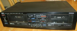 Vintage Yamaha K - 30 Natural Sound Stereo Double Cassette Deck
