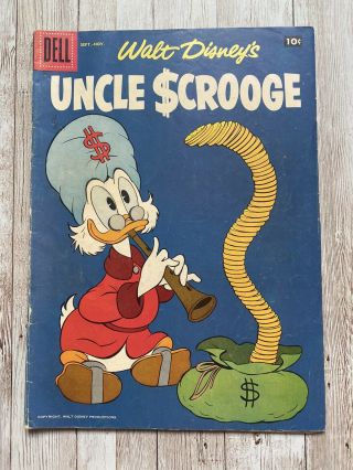 Vintage 1959 Dell Comics Walt Disneys Uncle Scrooge Issue 19