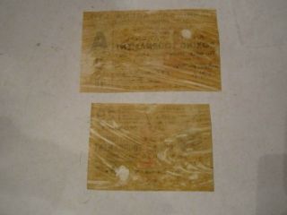 2 VINTAGE BOXING TICKETS - 1957 & 1960 JACK SOLOMONS PRESENTS - IN ENGLAND 2