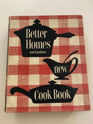 Vintage Better Homes & Gardens Cookbook 1953 3rd Printing 5 Ring Binder