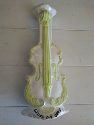 Ceramic Grand Ole Opry Guitar By Cash Family