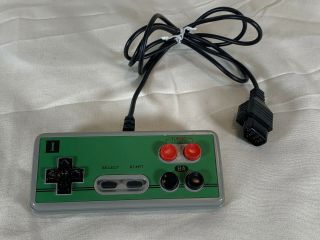 Vintage Turbo Green Nintendo Nes Controller Rare Unofficial Knock - Off