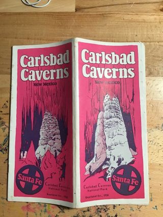 Carlsbad Caverns National Parks,  Mexico,  Travel Brochure Booklet,  1930s