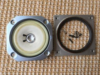 Vintage Sansui S - 730 Mid - Range Speaker W/original Screws/cover.  S - 164 / 233tnk