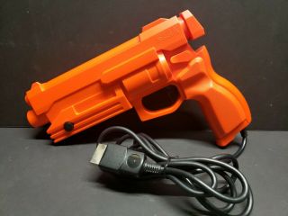 Stunner Gun For Sega Saturn Vintage Orange Very Good