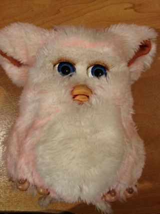 Vintage Furby Pink White 59294 Tiger Electronics 2005 Hasbro See Details