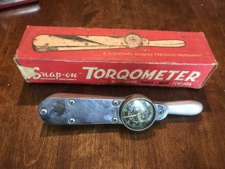Vintage Snap On Tools Tq - 12b Torqometer