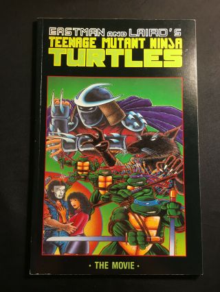 Teenage Mutant Ninja Turtles The Movie 1 One Shot Mirage 1990 Vintage Vf/nm