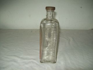 Vintage Embalming Fluid Egyptian Chemical Co Bottle Alcoform bottle w/ Label 3