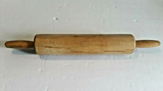 Vintage Wooden Rolling Pin 17 