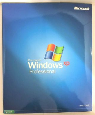 Microsoft Windows Xp Professional Academic Version 2002 Pc Vintage Cd