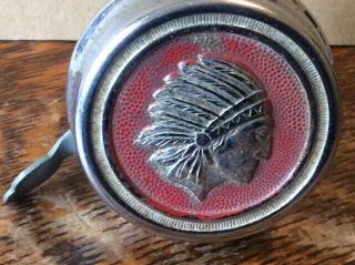 Vintage Bicycle Bell With Indian Motif But Uncommon