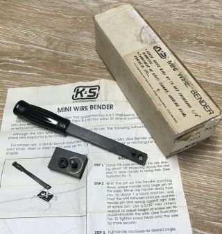Vintage K&s Engineering - Mini Wire Bender 323