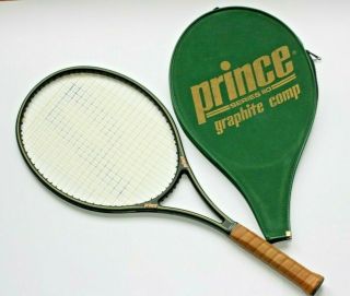 Prince Graphite Comp Series 110 Tennis Racket 4 3/8 " Grip 1980 