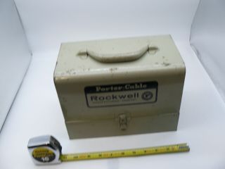 Vintage Porter Cable Rockwell Model 300 Bayonet Jig Saw Usa Case,  Case Only