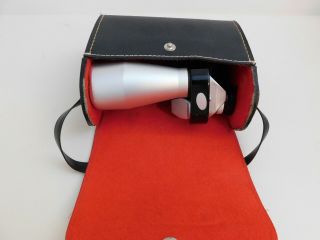 Vintage Selsi Light Weight Extra Wide Angle Binoculars Case Silver