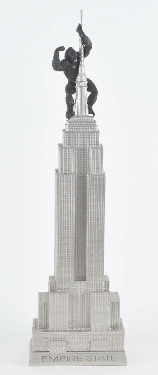 York City Empire State Building Statue Model King Kong Colbar Art 20”