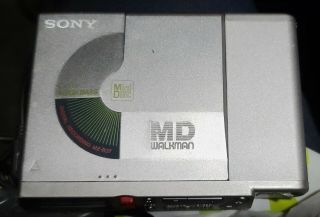 Sony Mz - R37 Vintage Mini Disc Md Walkman Recorder &
