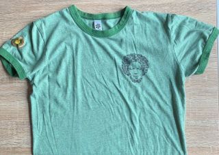 Vintage Ben Harper Innocent Criminals Tour T - Shirt Tee Green Girls Women Large L