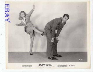 Priscilla Lane Kicks Cary Grant R.  I.  88 Vintage Photo Arsenic And Old Lace