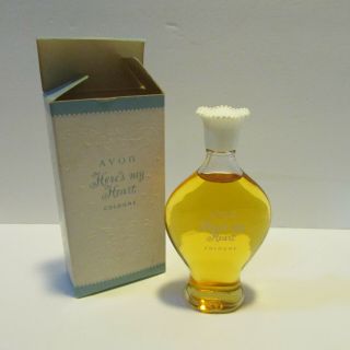 Vintage Avon Heres My Heart Cologne Perfume