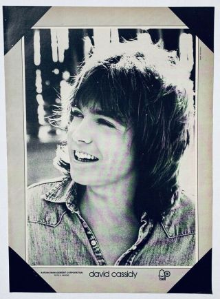 DAVID CASSIDY 1972 vintage POSTER ADVERT bell records PARTRIDGE FAMILY 2