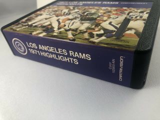 VINTAGE CARTRIVISION 1971 NFL LOS ANGELES RAMS HIGHLIGHTS - ED SABOL - NFL FILMS 3