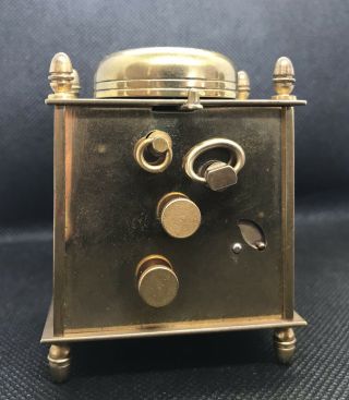 Vintage Gubelin 8 - eight day alarm clock - Swiss Luxor movement - Needs work. 3