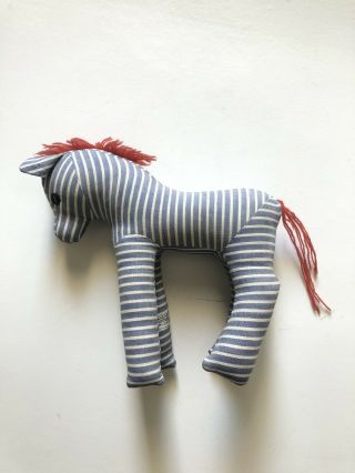 Berea College Student Industries Stuffed Toy Horse Vintage Folk Art