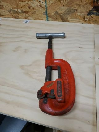 Rigid No 2a Heavy Duty Pipe Cutter 1/8” To 2” Vintage