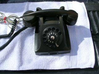 Vintage Ericsson Bakelite Rotary Telephone No Damage &
