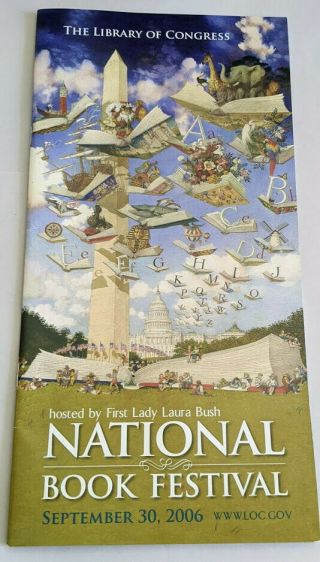 Library Of Congress National Book Festival 2006 Pamphlet Guide Brochure